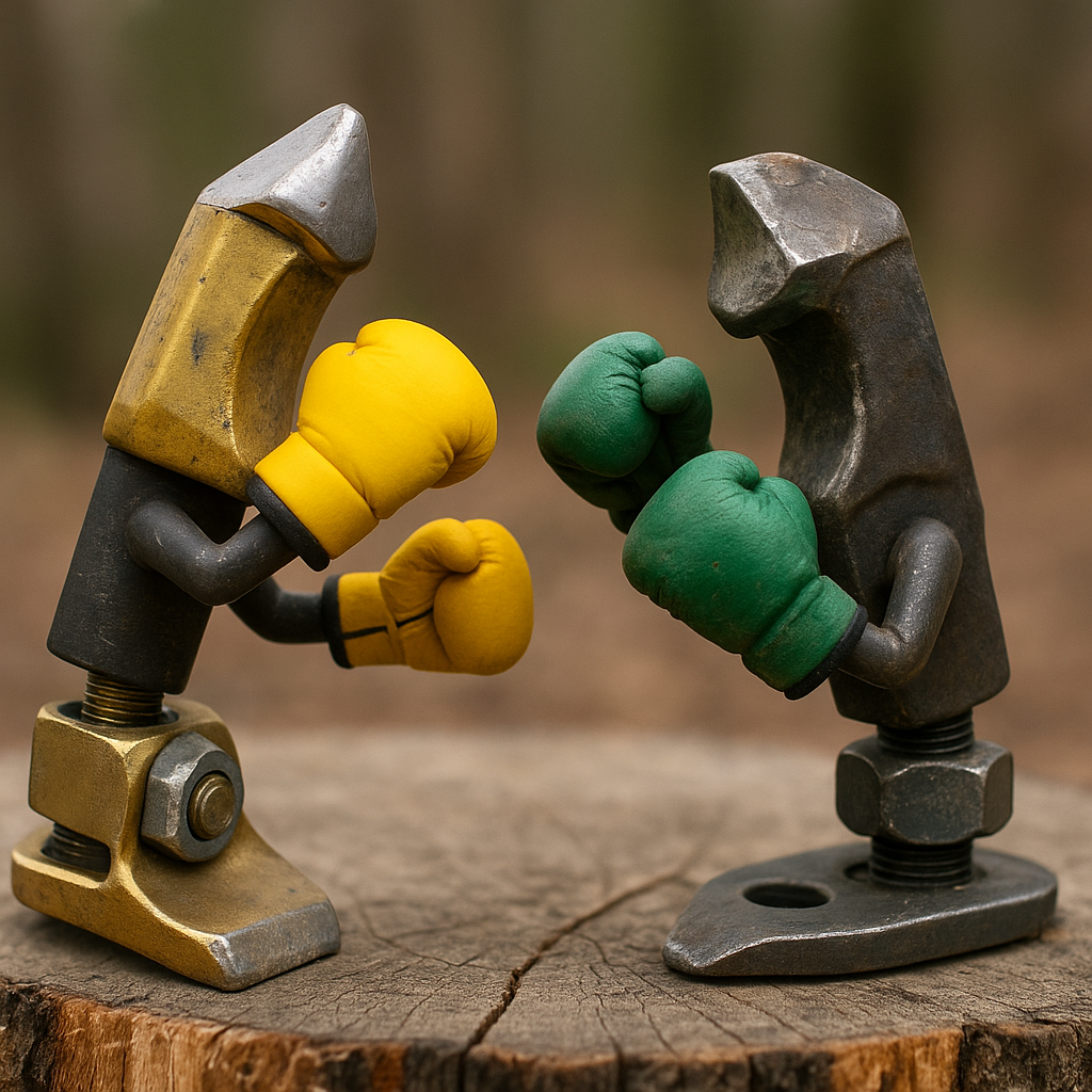 Greenteeth VS Yellow jacket Stump Grinder Teeth